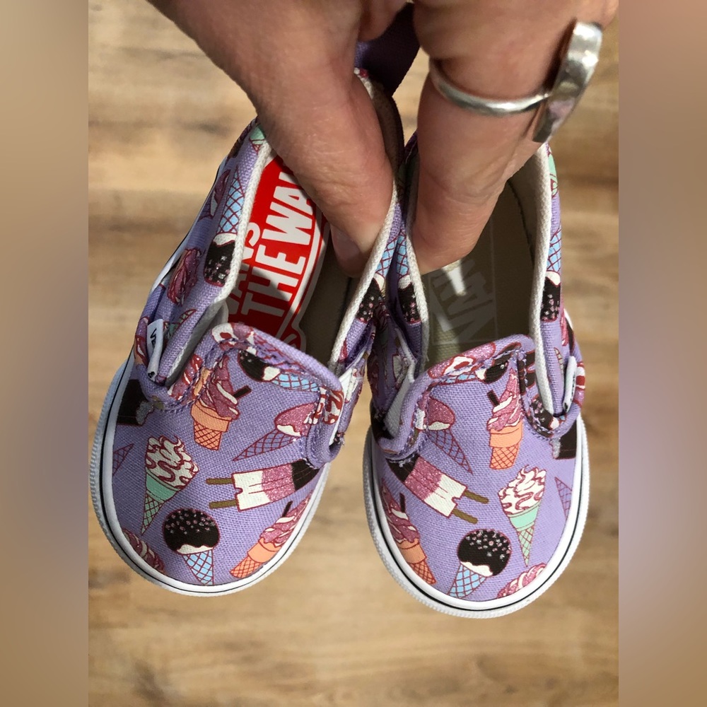 NIB Glitter Ice Cream Cone Vans